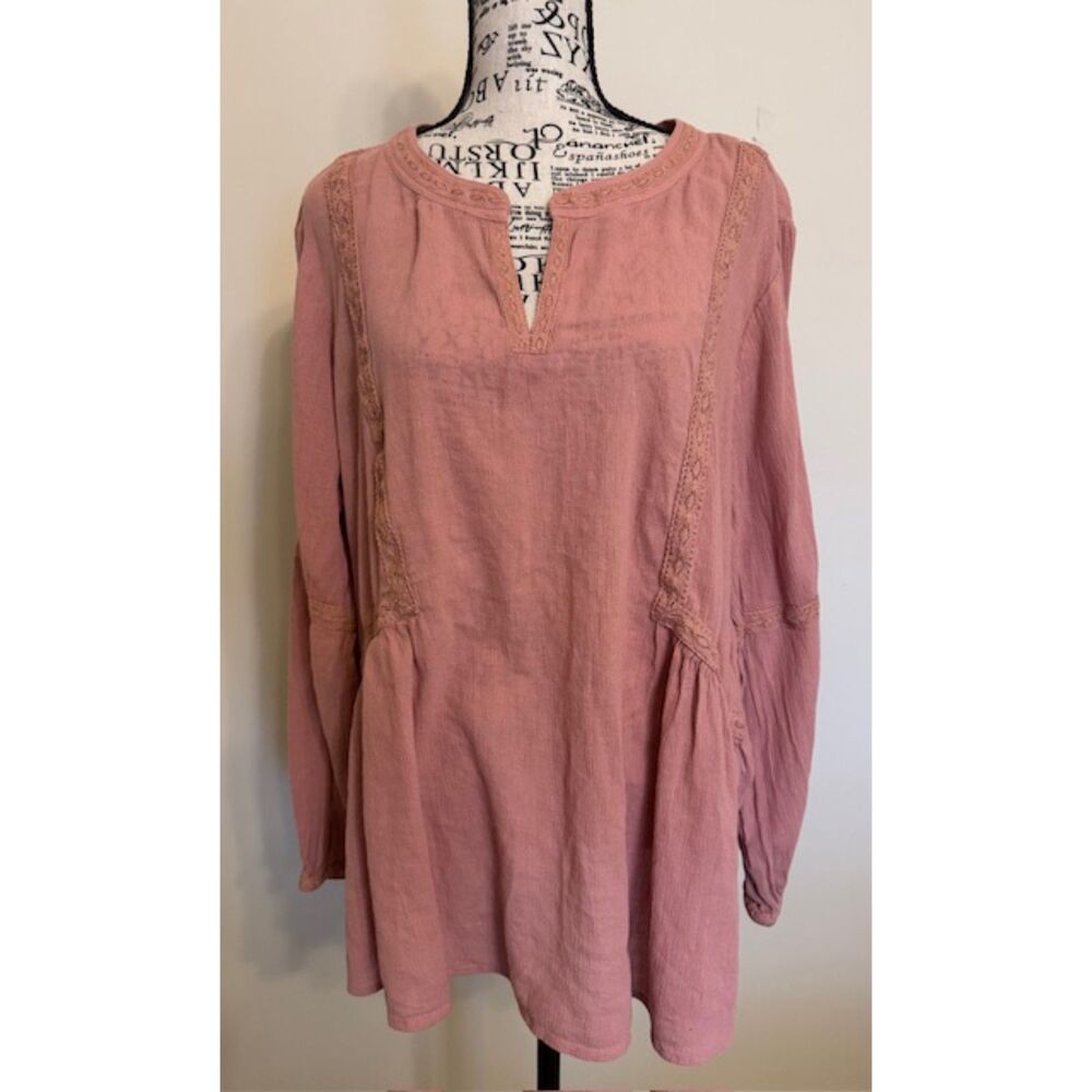 J Jill Boho Peasant Blouse in size Large